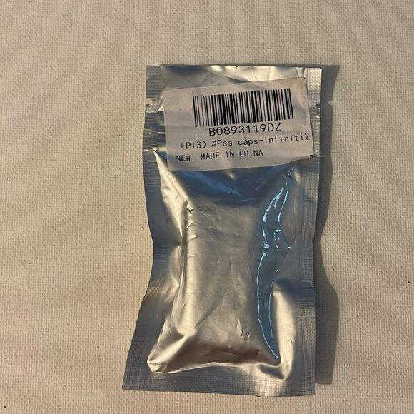 Infinity valve Stem caps in black set of 4 NWT - Picture 4 of 4